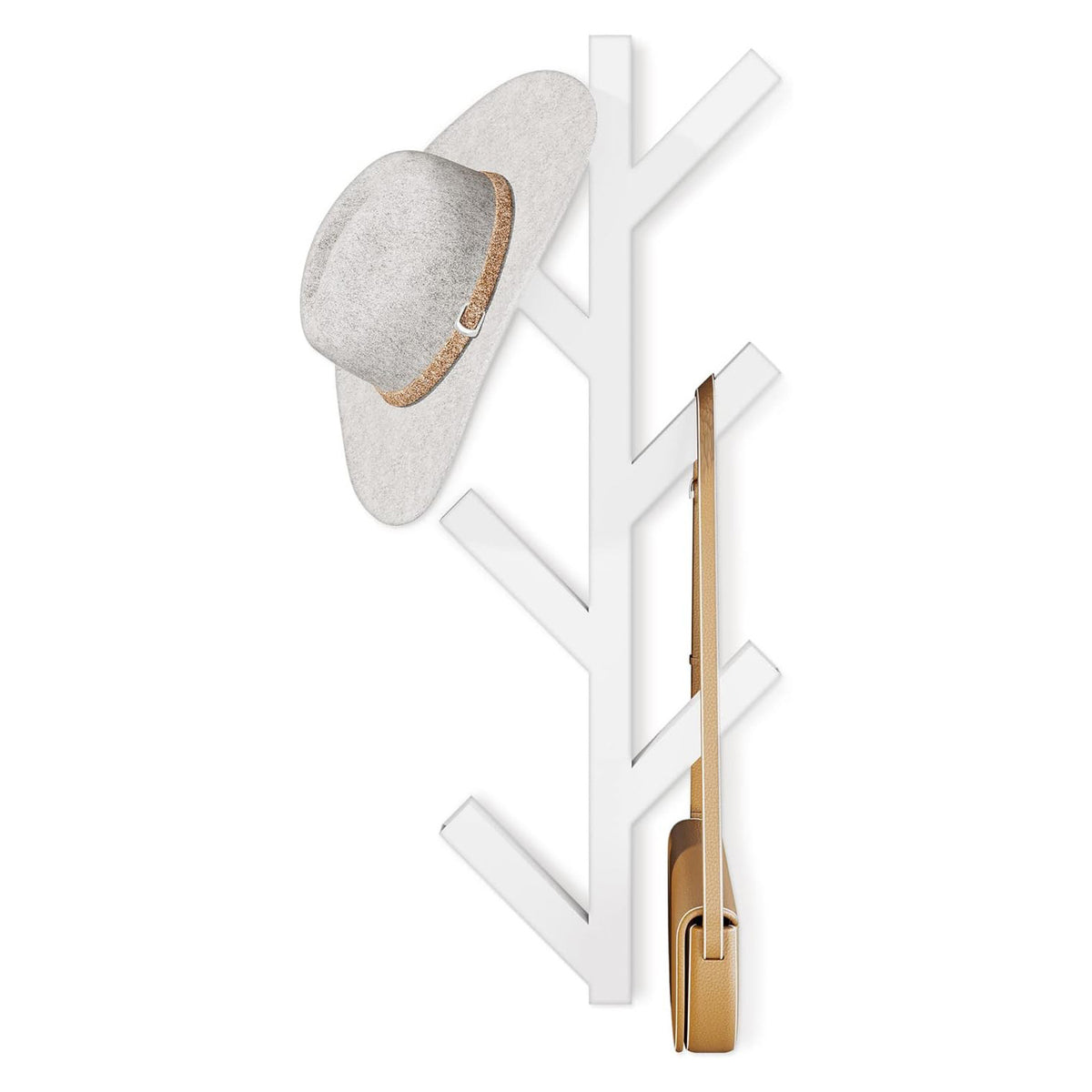 Wandgarderobe aus Metall, 40,6 × 14,5 × 6,6 cm