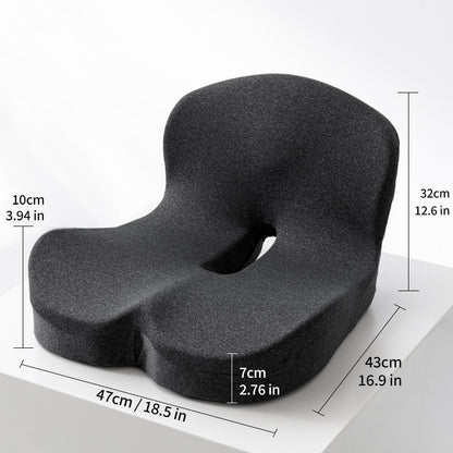 Sitzkissen mit Rückenlehne aus Memory-Schaum