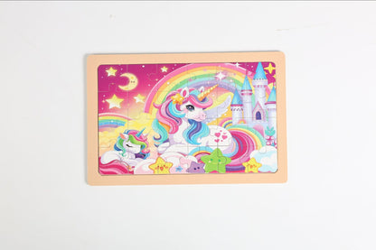 Holzpuzzle 24 Teile für Kinder