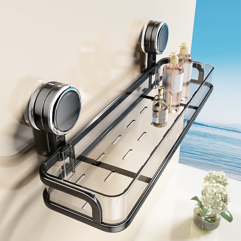 Badezimmer-Regal mit Saugnapf ohne Bohren