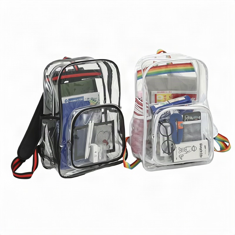 Transparenter Rucksack, PVC, wasserdicht