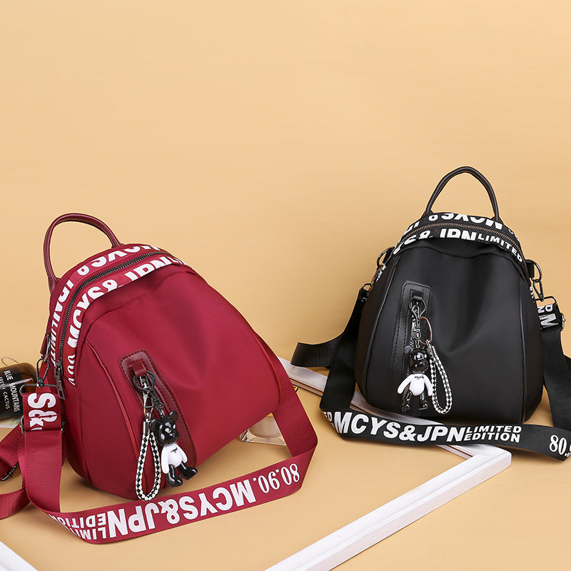 Baumwoll-Rucksack für Damen, vielseitig, Streetwear-Stil