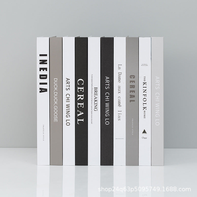 Dekoratives Kunstbuch, nordisch-minimalistisch