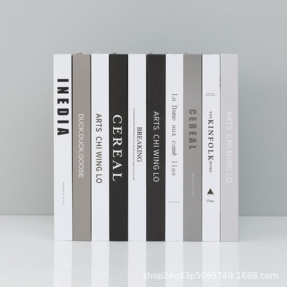 Dekoratives Kunstbuch, nordisch-minimalistisch