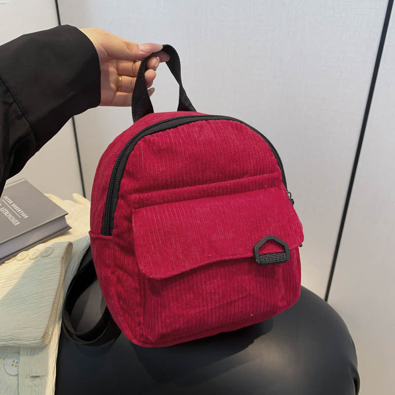 Minirucksack, Cord, robust und diebstahlsicher