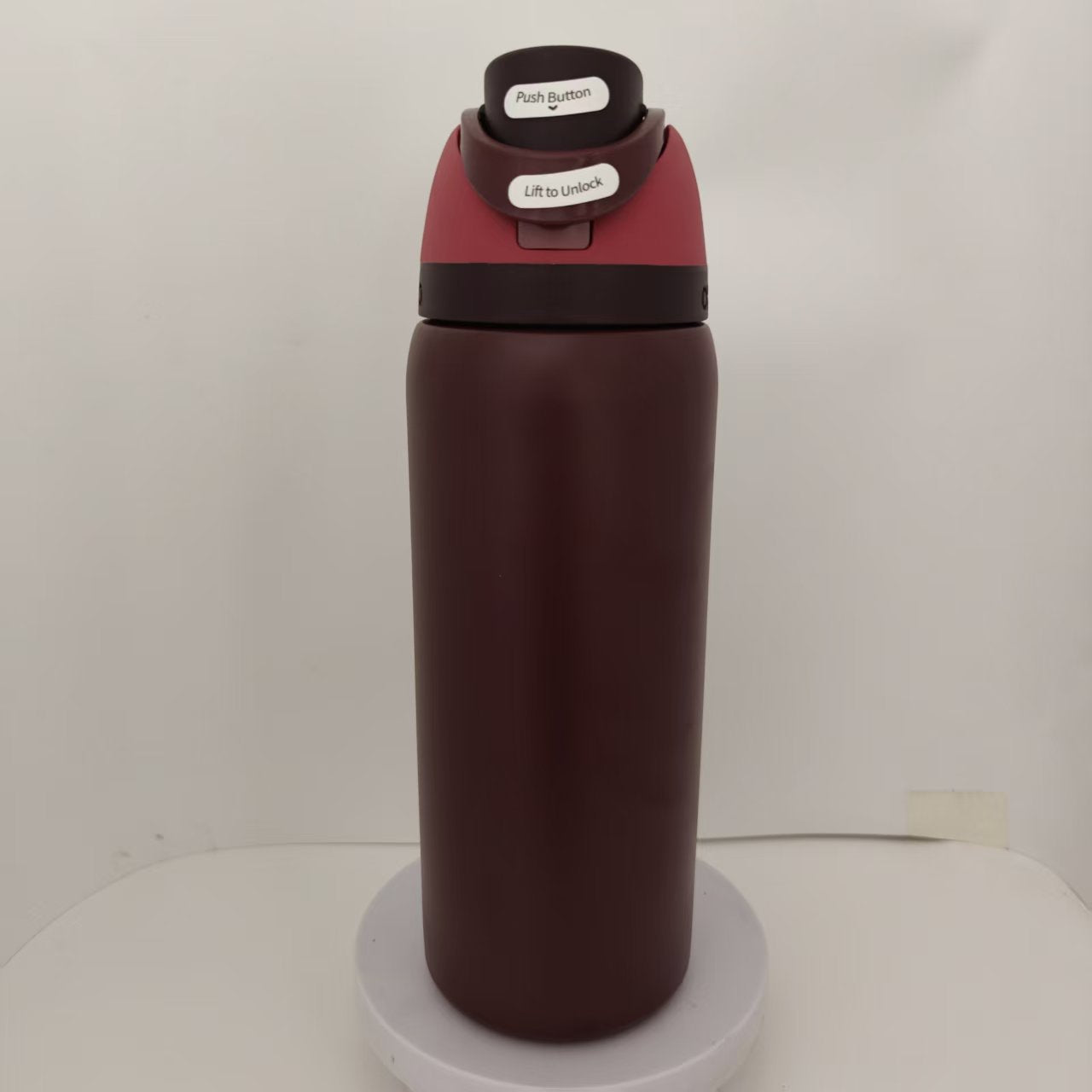 Edelstahl-Trinkflasche, 32 oz, mit Doppeldeckel