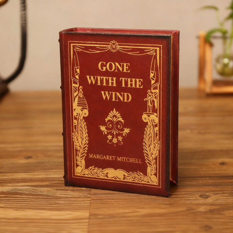 Dekoratives Buch-Tablett aus Holz, klassisches Design