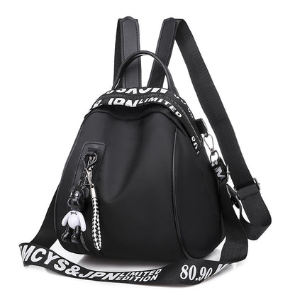 Baumwoll-Rucksack für Damen, vielseitig, Streetwear-Stil