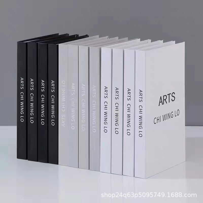Dekoratives Kunstbuch, nordisch-minimalistisch