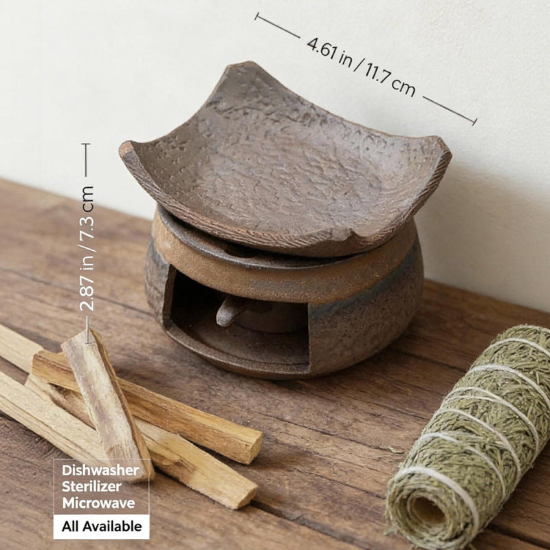 Keramik-Räucherofen mit Wärmeschutz