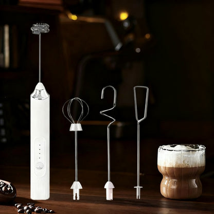 Elektrischer Milchaufschäumer, USB-C, mehrere Funktionen