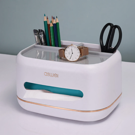 Multifunktionale Taschentuchbox aus Kunststoff