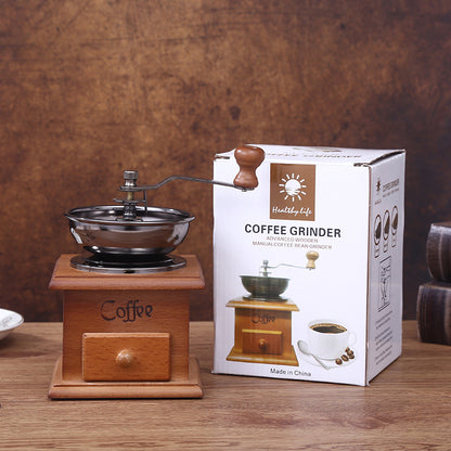 Handkurbel-Kaffeemühle im Retro-Stil