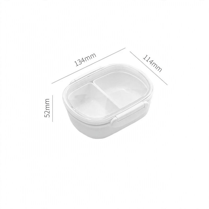 Bento-Box, Lebensmittelqualität, mit Fächern, mikrowellengeeignet