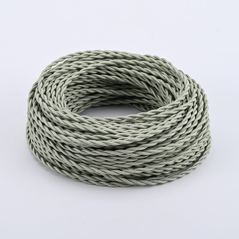 Textilummanteltes Stromkabel 2×0,75 mm²