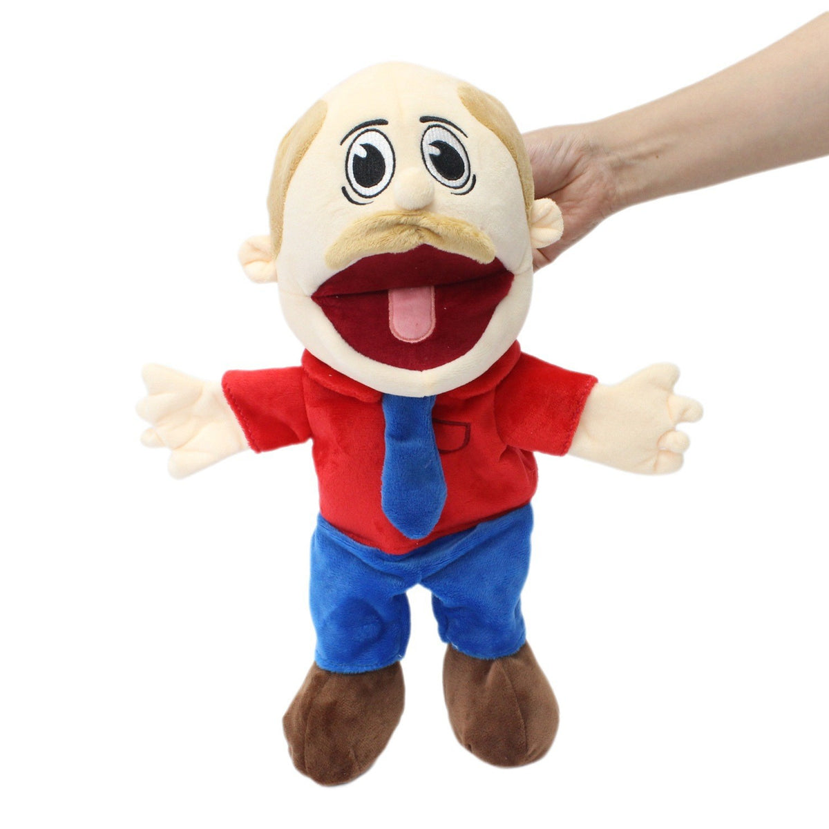 Handpuppe Hai mit beweglichen Armen