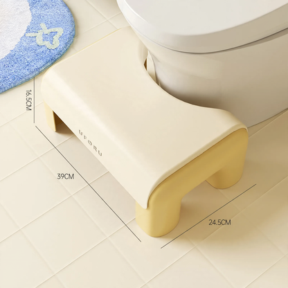 Toilettenhocker aus Kunststoff, platzsparend