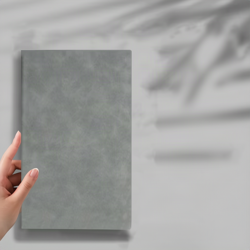 A5-Notizbuch, Echtleder, 100g Papier