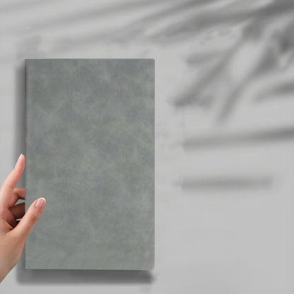 A5-Notizbuch, Echtleder, 100g Papier