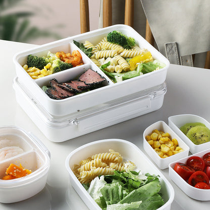 Bento-Box, Lebensmittelqualität, mit Fächern, mikrowellengeeignet