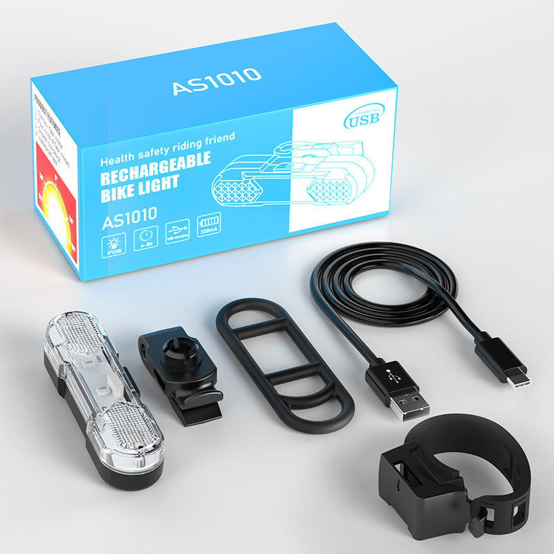 Fahrrad-Rücklicht USB-aufladbar, 360° drehbar