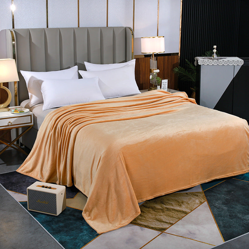 Fleecedecke aus Polyester, 100×150 bis 200×230 cm