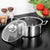 Edelstahl-Kochtopf 20 cm, 1,1–2 L, Modell HD190912
