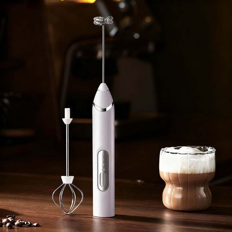 Elektrischer Milchaufschäumer, USB-C, mehrere Funktionen