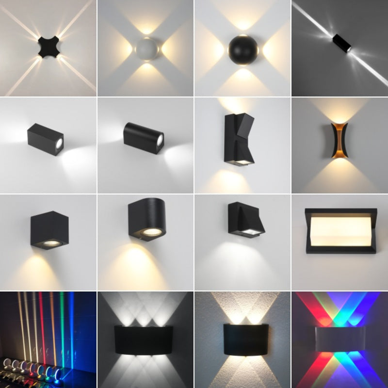 Außenwandleuchte IP65 LED Auf-Ab Aluminium