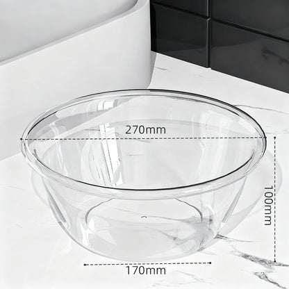 Kunststoff-Waschbecken, transparent, robust