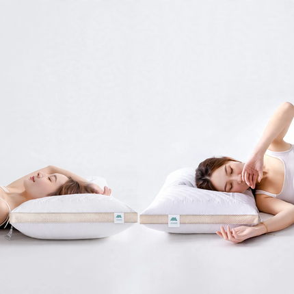 Natur-Latexkissen mit Nackenstütze