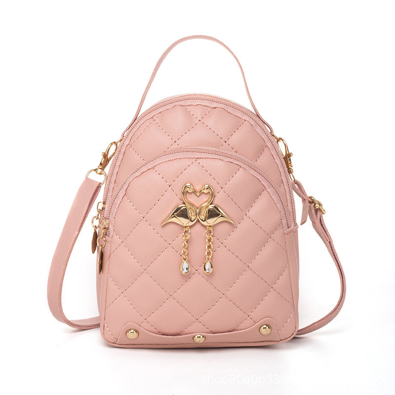 PU-Rucksack mit Stickerei