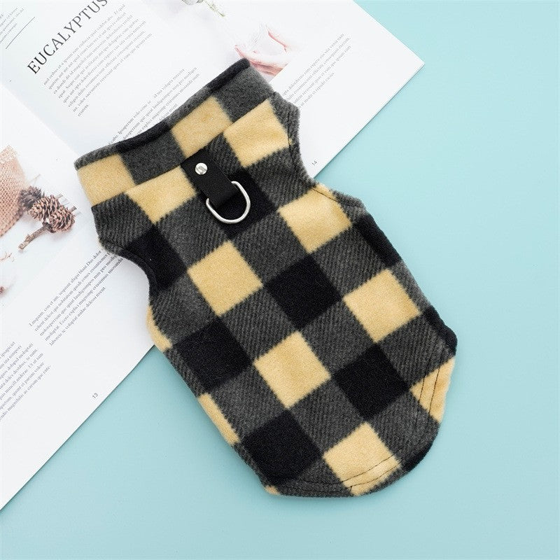 Hundemantel aus Sweatshirt-Stoff mit Taschen