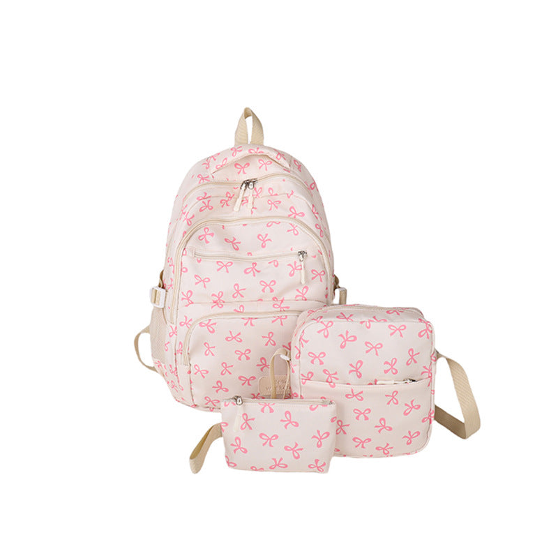 Drei-teiliges Rucksack-Set aus Nylon, groß und vielseitig