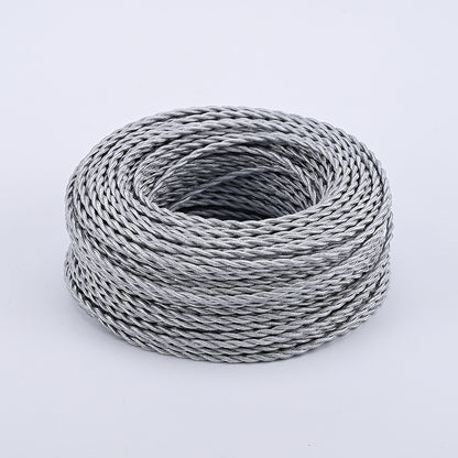 Textilummanteltes Stromkabel 2×0,75 mm²