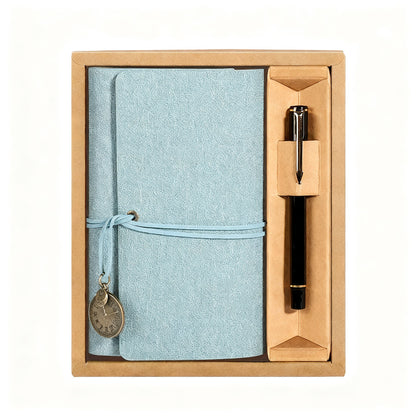 Notizbuch A6, Kunstleder, 80g Papier