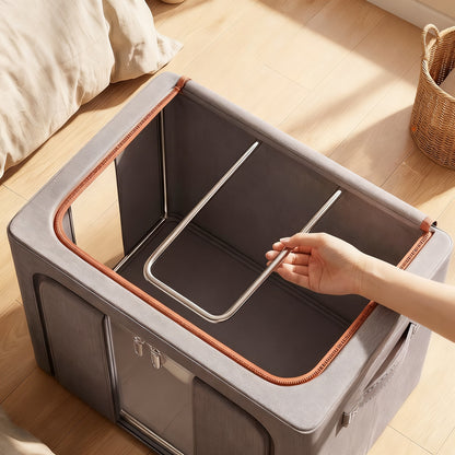 Faltbare Aufbewahrungsbox aus Stoff, 50–60 L