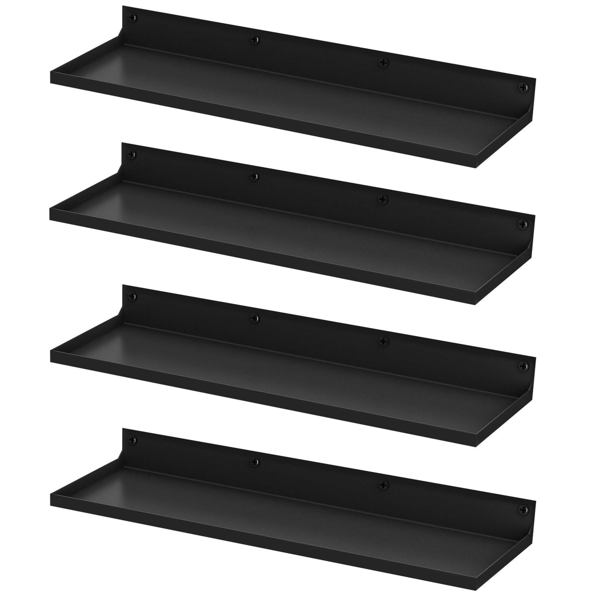 Acryl-Wandregal, schwarz, ohne Bohren