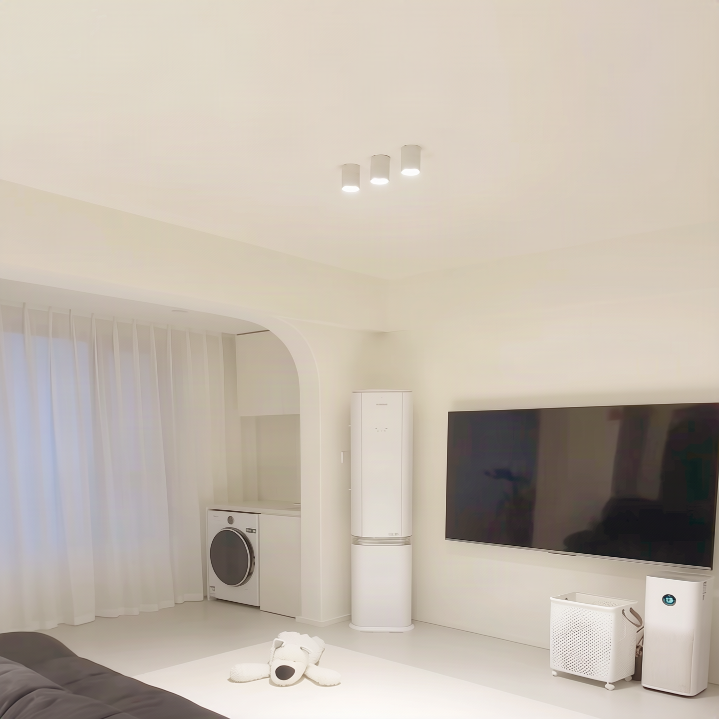 LED-Wandleuchte mit Fernbedienung und Farbwahl