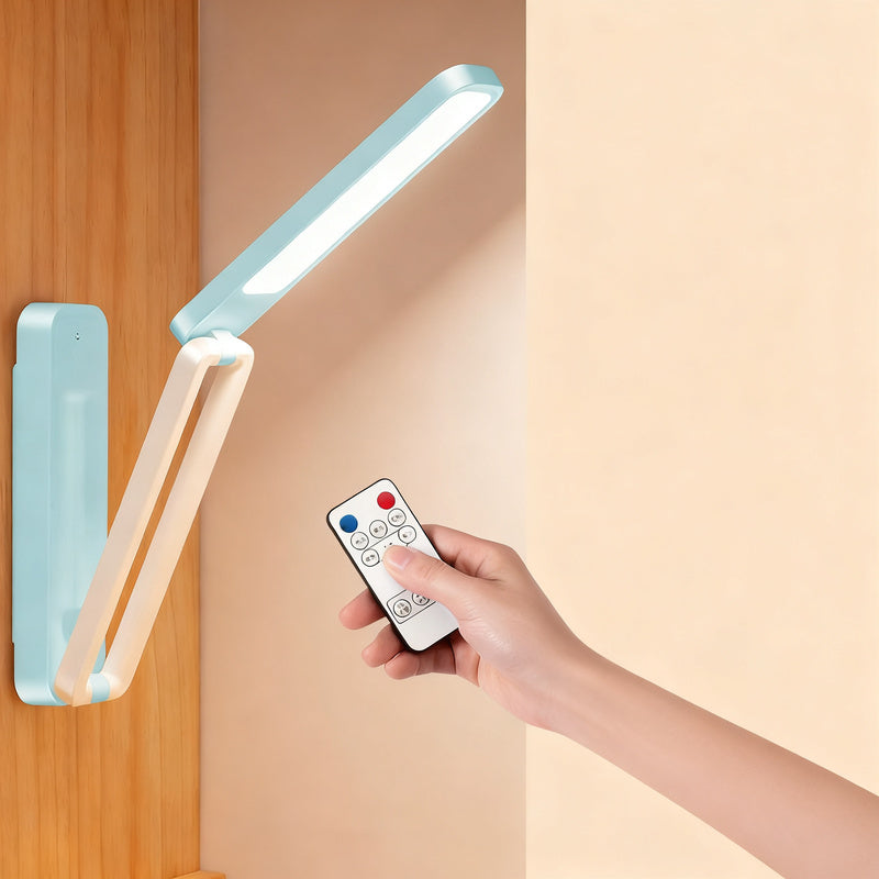 Klappbare LED-Schreibtischlampe mit USB-Anschluss