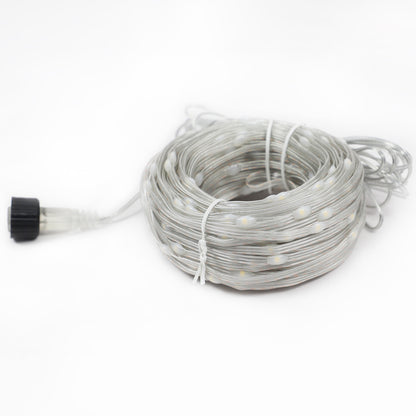 LED-Lichterkette, 10 m, 100 Lichter, USB/Batterie