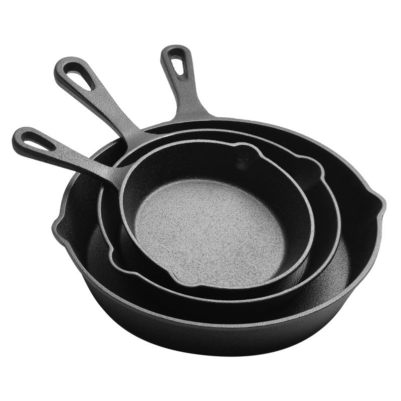 Gusseisen-Bratpfannen-Set, 5-teilig