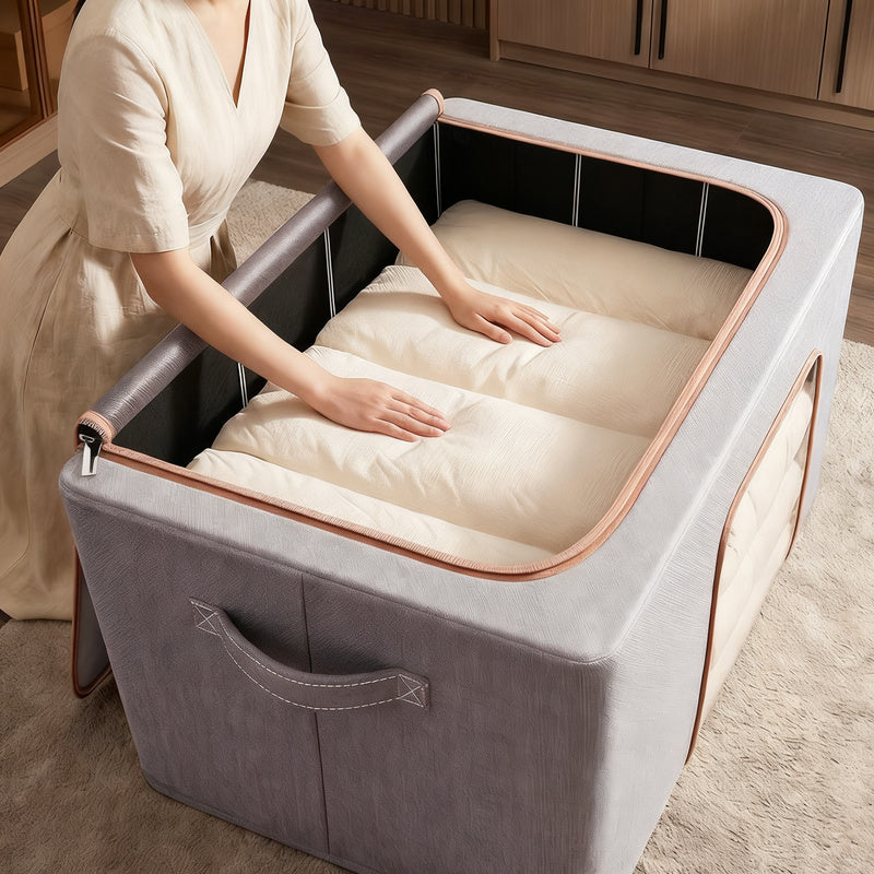 Faltbare Aufbewahrungsbox aus Stoff, 50–60 L