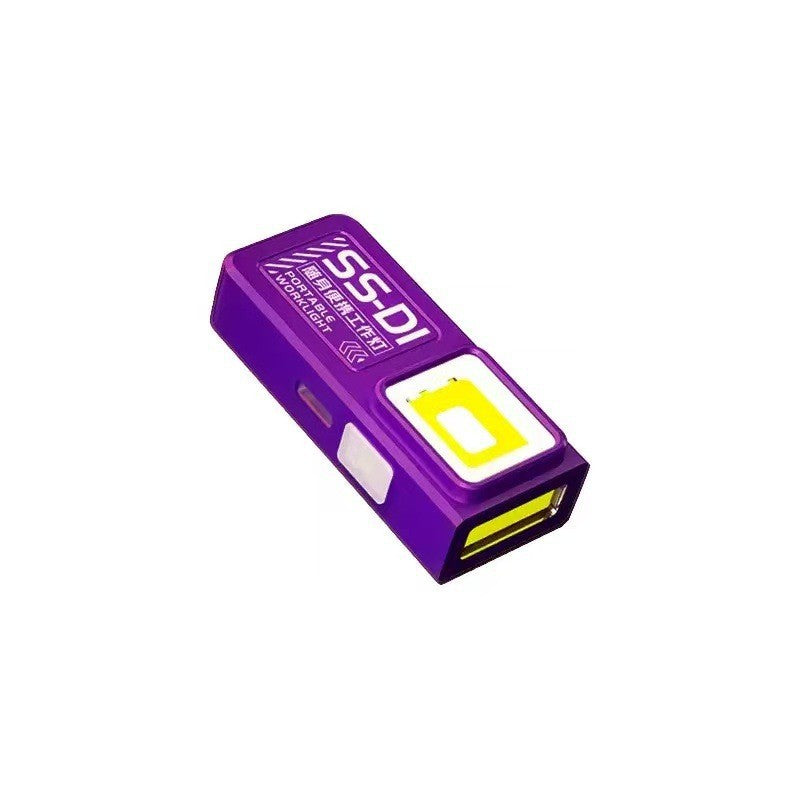 Tragbare USB-Taschenlampe mit Magnethalter