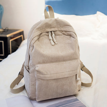 Rucksack aus Kord, 20–35 L, großes Fassungsvermögen