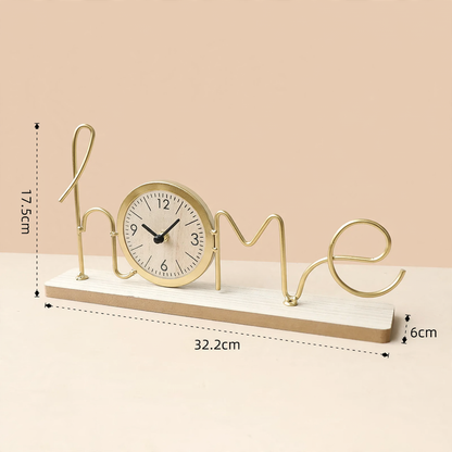 Eisenuhr, Tischuhr, modernes Design
