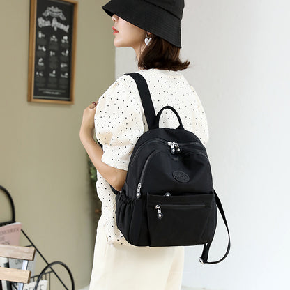 Damen-Rucksack, Nylon, abriebfest, große Kapazität