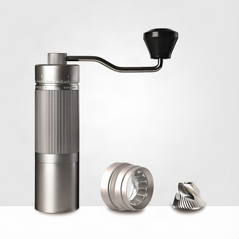 Handkaffeemühle mit Stahlkern, Luxus-Design