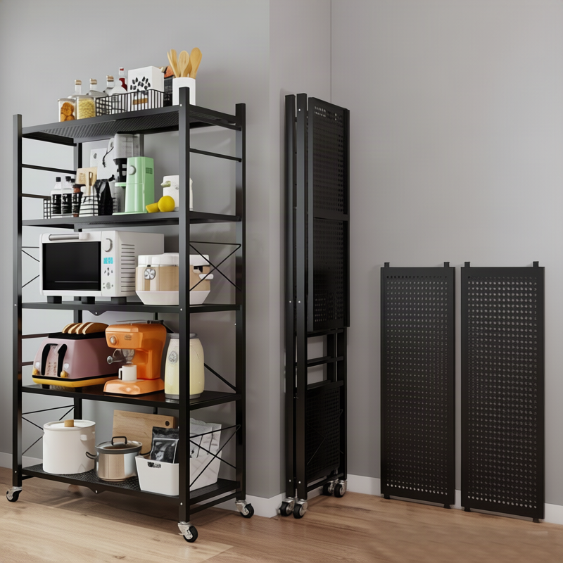 Klappbares Metallregal aus Kohlenstoffstahl