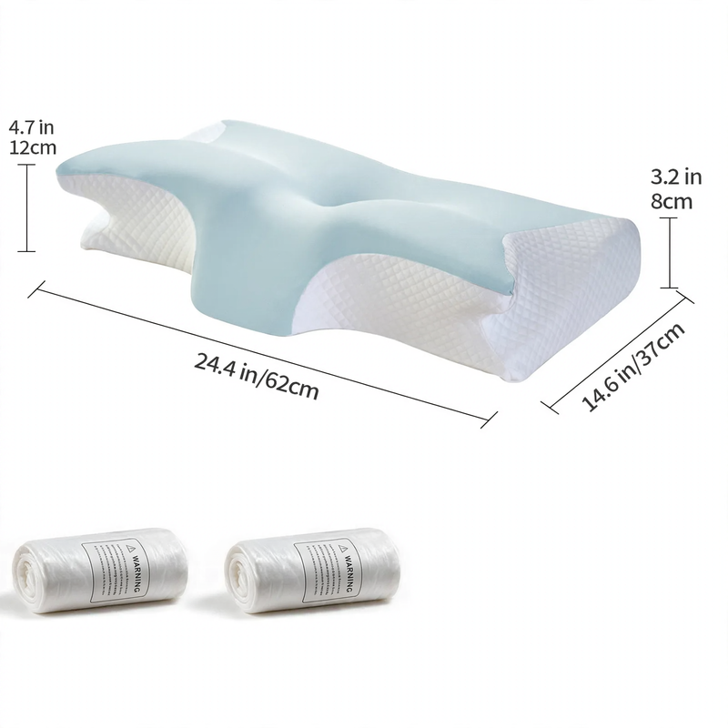 Nackenkissen aus Memory-Foam, Schmetterlingsform